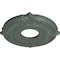 Ekena Millwork Attica Ceiling Medallion (Fits Canopies up to 3 1/2"), 12 3/4"OD x 4"ID x 1/2"P, Cloud Burst Crackle CM12ATCBC - alternate 3